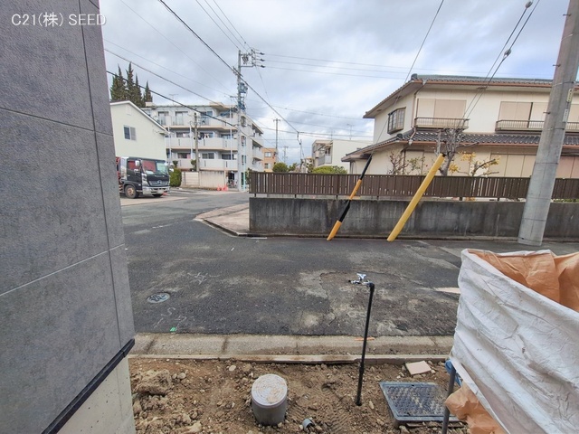 愛知県名古屋市昭和区折戸町３丁目の新築戸建て外構写真 2026年1月22日撮影