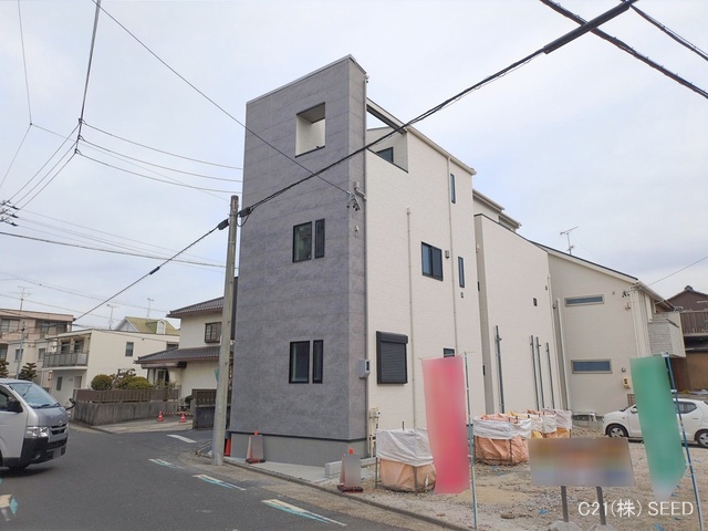 愛知県名古屋市昭和区折戸町３丁目の新築戸建て完成写真 2026年2月9日撮影