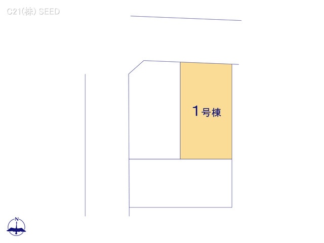 愛知県名古屋市天白区梅が丘３丁目の新築戸建て全体区画図 ※図面と異なる場合は現況を優先