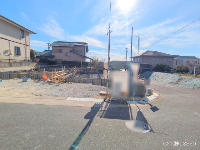 愛知県名古屋市天白区梅が丘３丁目の新築戸建て基礎写真 2025年12月9日撮影