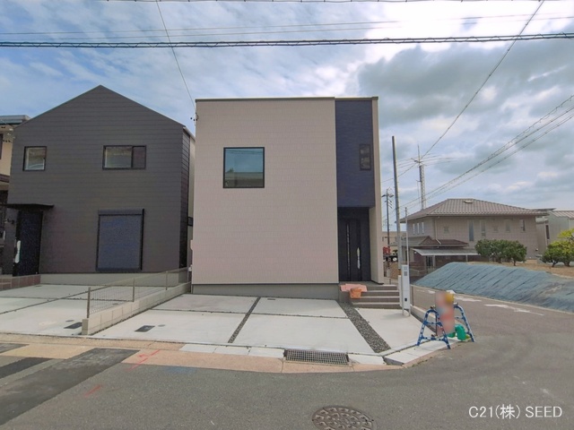 愛知県名古屋市天白区梅が丘３丁目の新築戸建て完成写真 2026年4月13日撮影