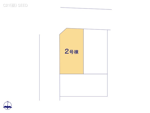愛知県名古屋市天白区梅が丘３丁目の新築戸建て全体区画図 ※図面と異なる場合は現況を優先