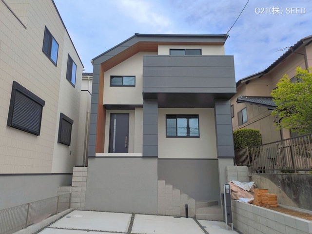 愛知県名古屋市天白区梅が丘３丁目の新築戸建て完成写真 2026年4月13日撮影