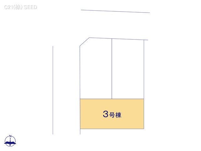 愛知県名古屋市天白区梅が丘３丁目の新築戸建て全体区画図 ※図面と異なる場合は現況を優先