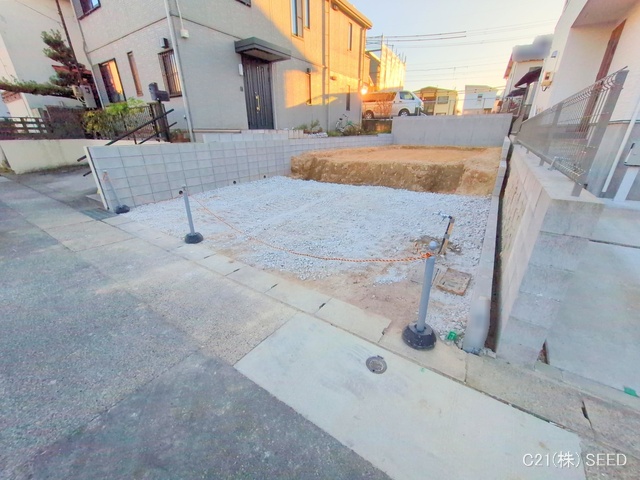 愛知県名古屋市天白区島田黒石の新築戸建て更地・土地写真 2025年11月18日撮影