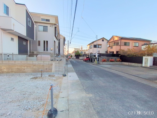 愛知県名古屋市天白区島田黒石の新築戸建て更地・土地写真 2025年11月18日撮影