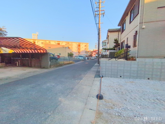 愛知県名古屋市天白区島田黒石の新築戸建て更地・土地写真 2025年11月18日撮影