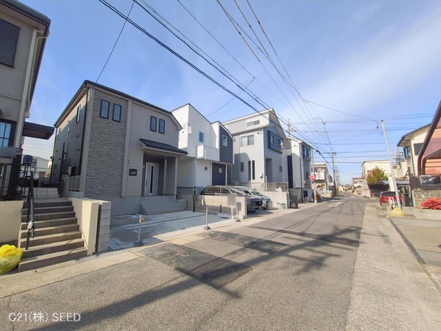 愛知県名古屋市天白区島田黒石の新築戸建て完成写真 2026年2月19日撮影