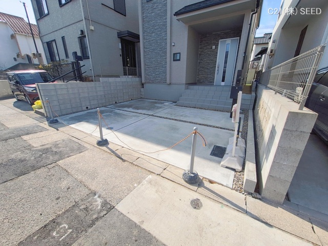 愛知県名古屋市天白区島田黒石の新築戸建て完成写真 2026年2月19日撮影