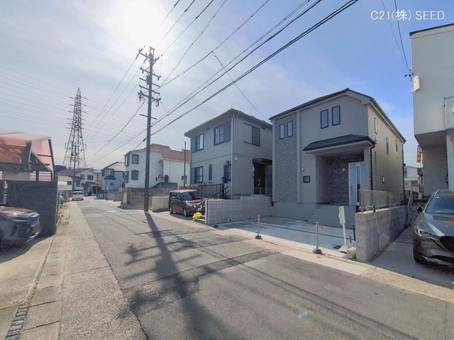 愛知県名古屋市天白区島田黒石の新築戸建て完成写真 2026年2月19日撮影