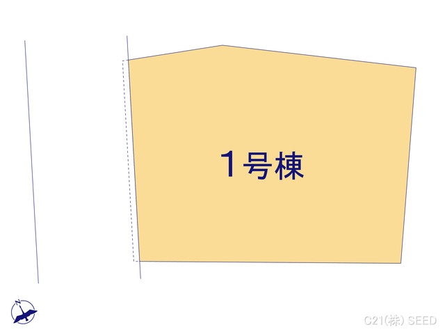 愛知県名古屋市昭和区川名本町３丁目の新築戸建て全体区画図 ※図面と異なる場合は現況を優先
