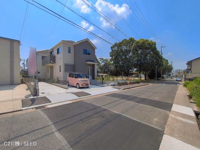 愛知県名古屋市天白区島田4丁目の新築戸建て完成写真 2026年7月20日撮影