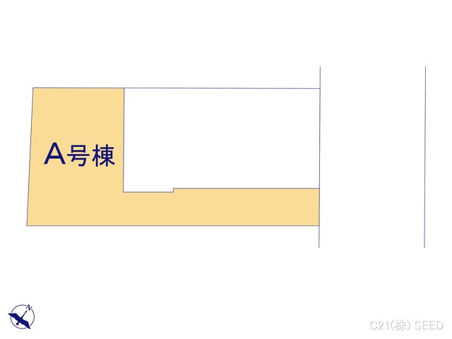愛知県名古屋市天白区島田４丁目の新築戸建て全体区画図 ※図面と異なる場合は現況を優先