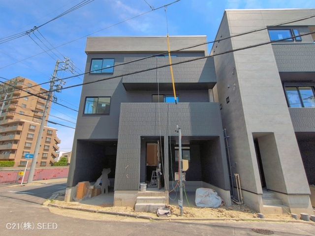 愛知県名古屋市昭和区折戸町3丁目の新築戸建て外構写真 2026年5月12日撮影