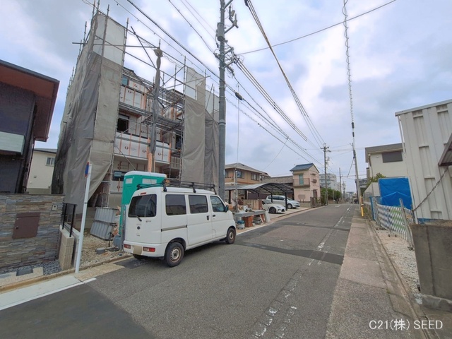 愛知県名古屋市瑞穂区村上町３丁目の新築戸建てシート写真 2026年4月16日撮影