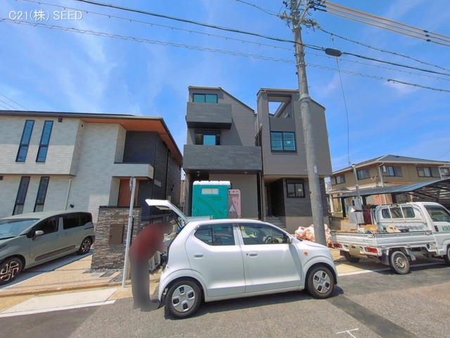 愛知県名古屋市瑞穂区村上町3丁目の新築戸建て外構写真 2026年5月12日撮影