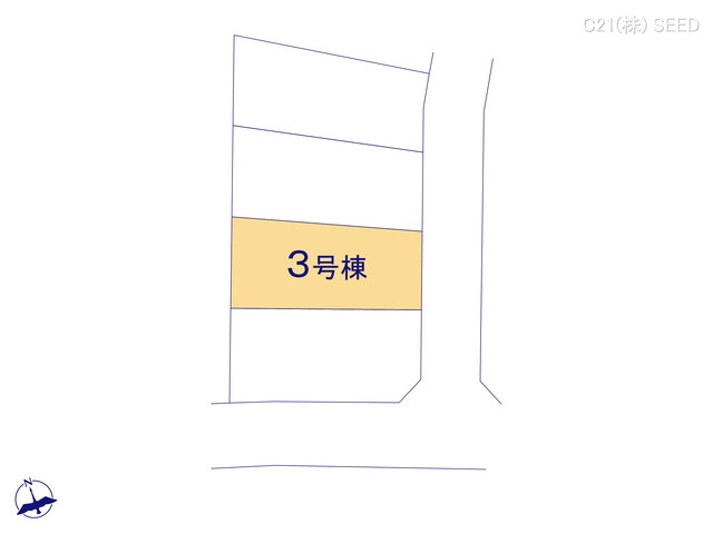 愛知県名古屋市天白区土原１丁目の新築戸建て全体区画図 ※図面と異なる場合は現況を優先