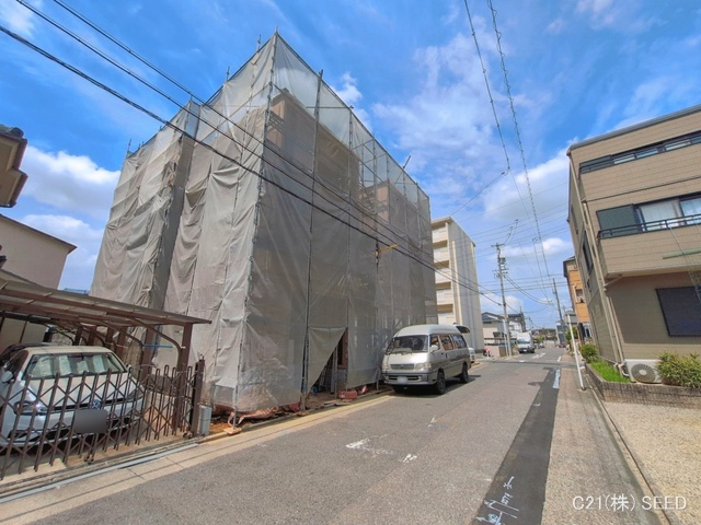 愛知県名古屋市昭和区丸屋町１丁目の新築戸建て上棟写真 2026年4月19日撮影