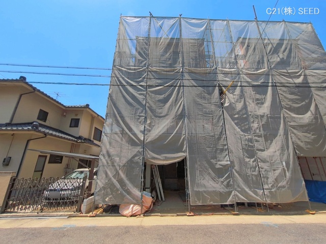 愛知県名古屋市昭和区丸屋町1丁目の新築戸建てシート写真 2026年5月17日撮影