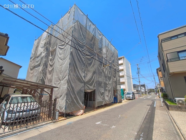 愛知県名古屋市昭和区丸屋町1丁目の新築戸建てシート写真 2026年5月17日撮影