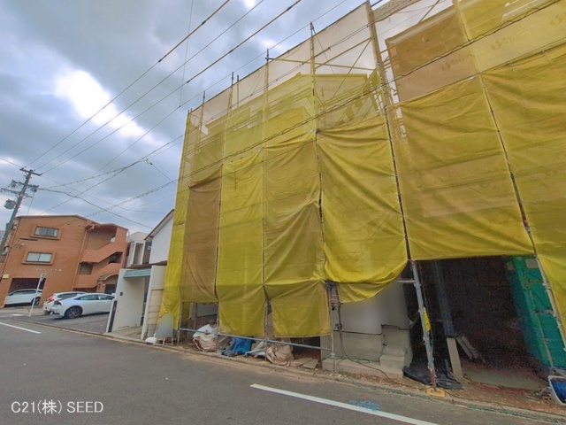 愛知県名古屋市千種区下方町1丁目の新築戸建てシート写真 2026年6月4日撮影