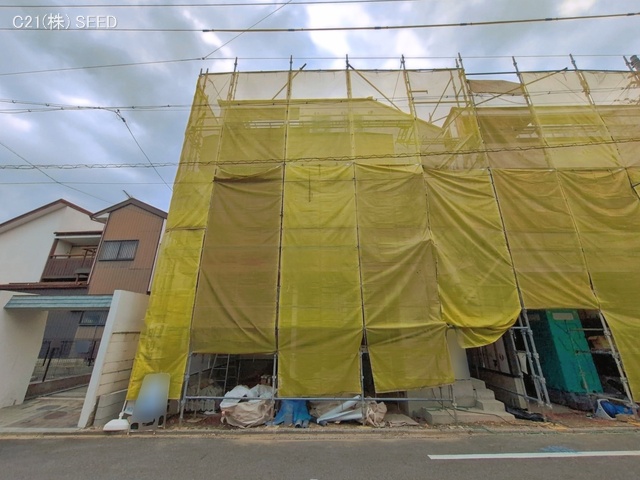 愛知県名古屋市千種区下方町1丁目の新築戸建てシート写真 2026年6月4日撮影