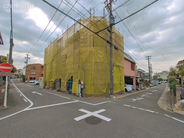愛知県名古屋市千種区下方町1丁目の新築戸建てシート写真 2026年6月4日撮影