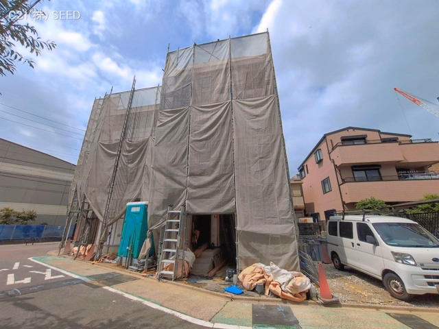 愛知県名古屋市千種区千種3丁目の新築戸建てシート写真 2026年7月6日撮影