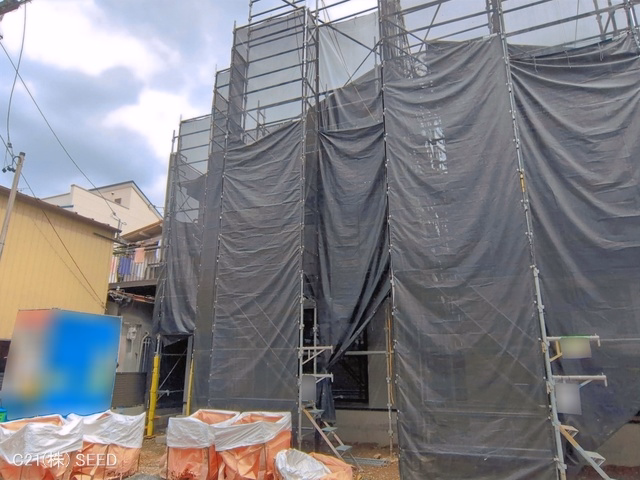 愛知県名古屋市千種区下方町1丁目の新築戸建てシート写真 2026年7月7日撮影