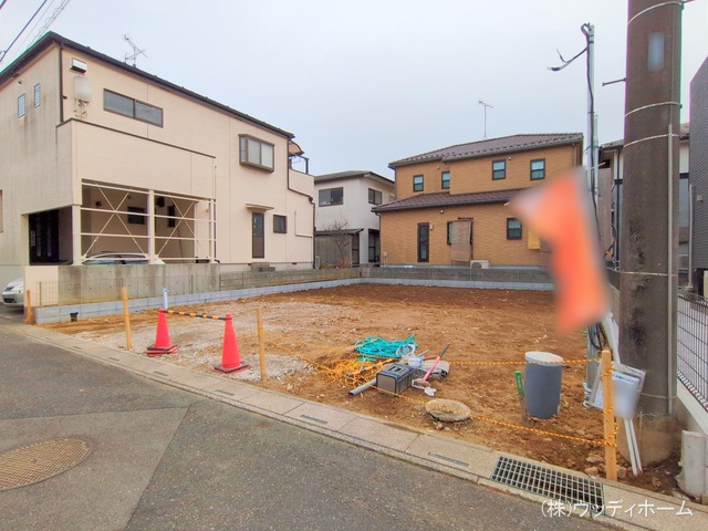 埼玉県越谷市弥栄町１丁目の新築戸建て更地・土地写真 2025年1月26日撮影