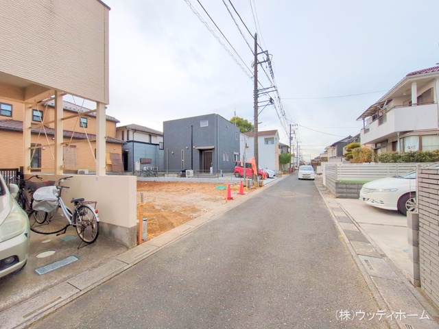 埼玉県越谷市弥栄町１丁目の新築戸建て更地・土地写真 2025年1月26日撮影