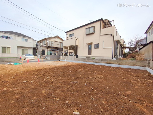 埼玉県越谷市弥栄町１丁目の新築戸建て更地・土地写真 2025年1月26日撮影
