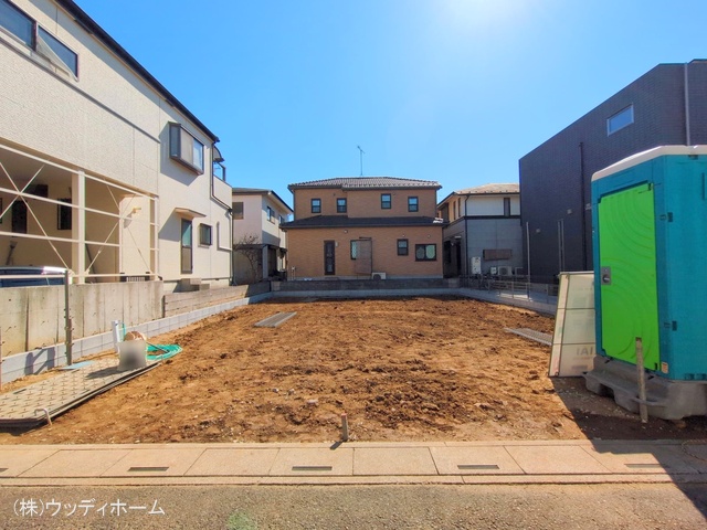 埼玉県越谷市弥栄町１丁目の新築戸建て更地・土地写真 2025年2月24日撮影