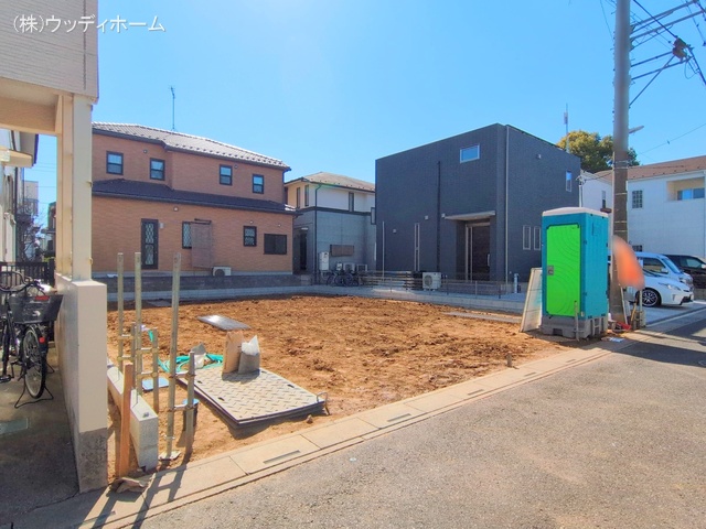 埼玉県越谷市弥栄町１丁目の新築戸建て更地・土地写真 2025年2月24日撮影