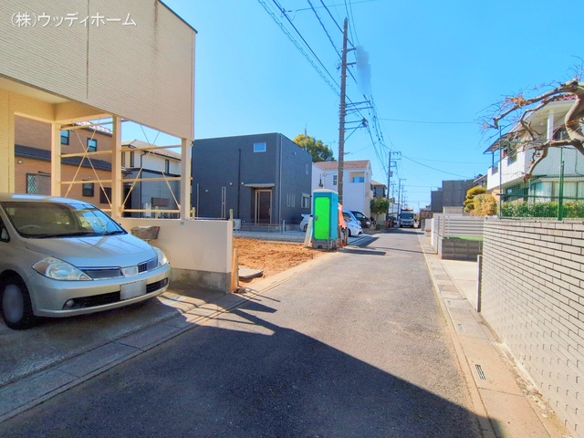 埼玉県越谷市弥栄町１丁目の新築戸建て更地・土地写真 2025年2月24日撮影