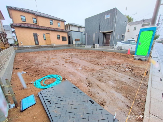 埼玉県越谷市弥栄町１丁目の新築戸建て更地・土地写真 2025年3月4日撮影