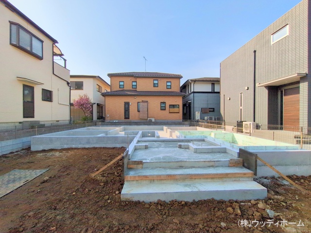 埼玉県越谷市弥栄町１丁目の新築戸建て基礎写真 2025年4月7日撮影