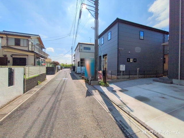 埼玉県越谷市弥栄町１丁目の新築戸建て外構写真 2025年6月3日撮影