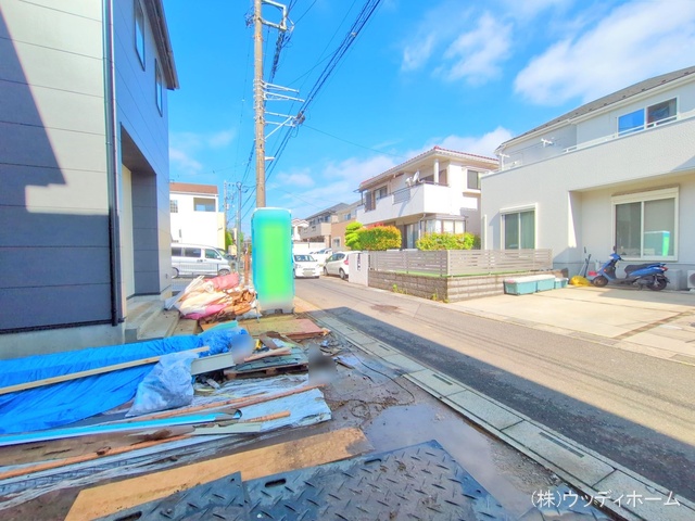 埼玉県越谷市弥栄町１丁目の新築戸建て外構写真 2025年6月3日撮影