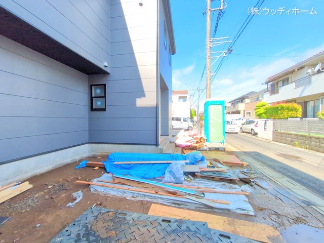 埼玉県越谷市弥栄町１丁目の新築戸建て外構写真 2025年6月3日撮影