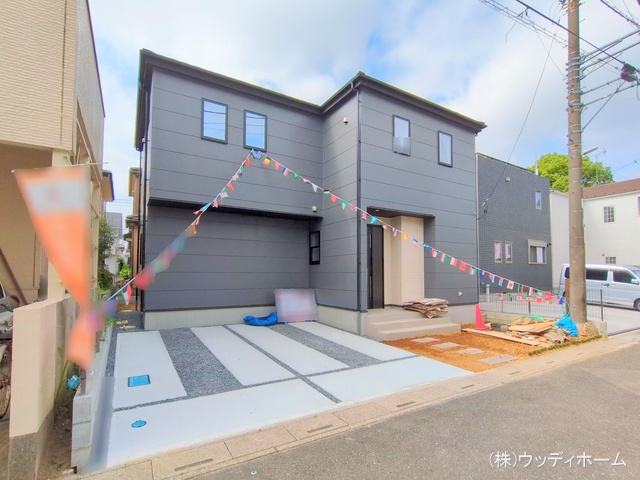 埼玉県越谷市弥栄町１丁目の新築戸建て完成写真 2025年7月3日撮影