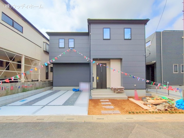 埼玉県越谷市弥栄町１丁目の新築戸建て完成写真 2025年7月3日撮影