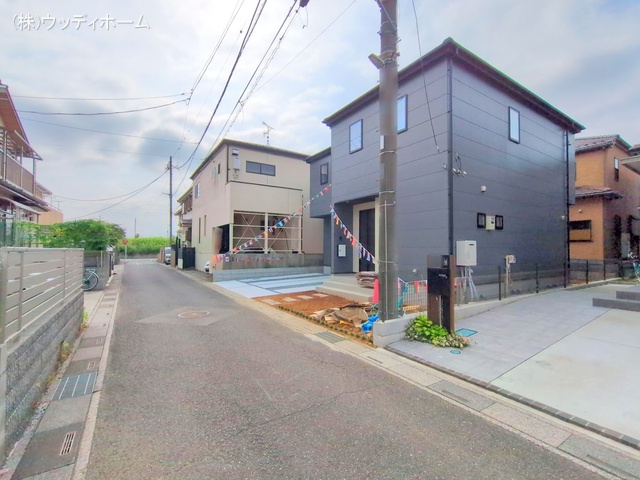 埼玉県越谷市弥栄町１丁目の新築戸建て完成写真 2025年7月3日撮影