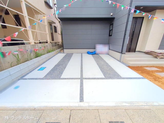 埼玉県越谷市弥栄町１丁目の新築戸建て完成写真 2025年7月3日撮影