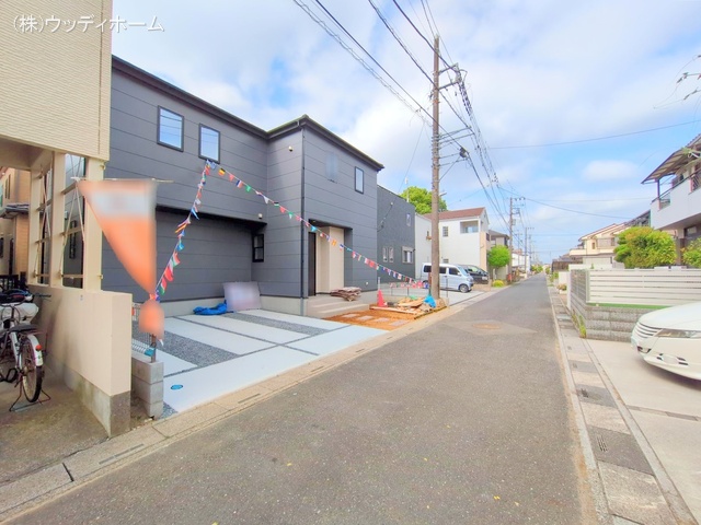 埼玉県越谷市弥栄町１丁目の新築戸建て完成写真 2025年7月3日撮影