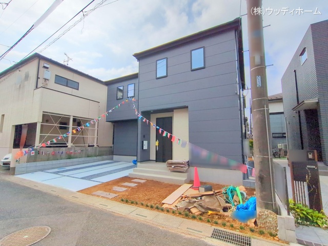 埼玉県越谷市弥栄町１丁目の新築戸建て完成写真 2025年7月3日撮影