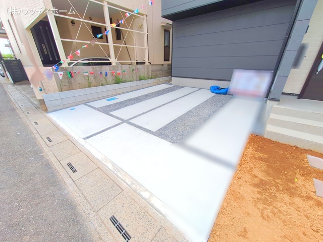 埼玉県越谷市弥栄町１丁目の新築戸建て完成写真 2025年7月3日撮影