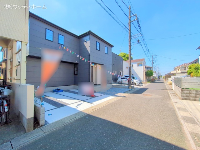 埼玉県越谷市弥栄町１丁目の新築戸建て完成写真 2025年9月7日撮影