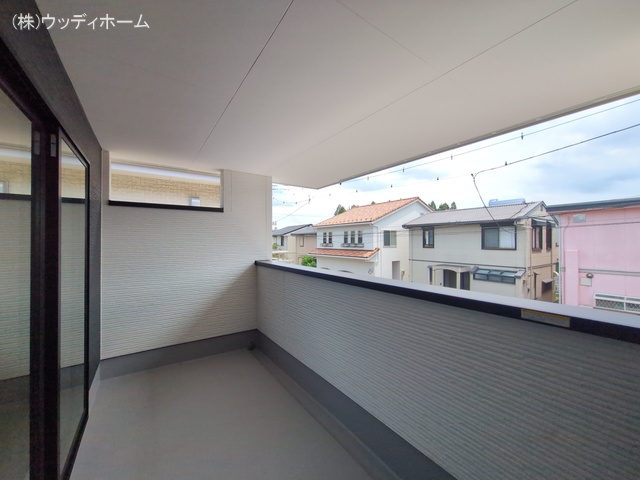 埼玉県越谷市東大沢３丁目の新築戸建てバルコニー写真 2025年6月25日撮影