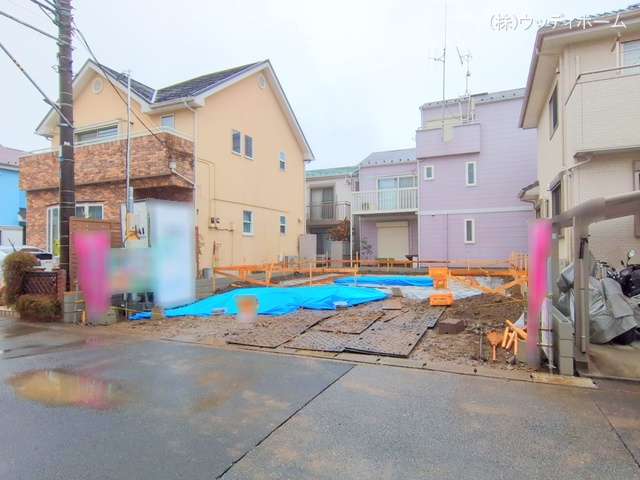 埼玉県越谷市東大沢３丁目の新築戸建て基礎写真 2025年3月4日撮影